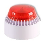 Cooper Fulleon 640202FULL-0039 12v Flashni Sounder Beacon Red Lens, White Body, Shallow Base (Tone 5) Cooper Fulleon 640202FULL-0039 12v Flashni Sounder Beacon Red Lens, White Body, Shallow Base (Tone 5)