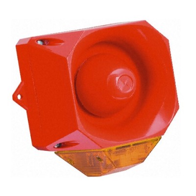 Cooper Fulleon 7021122FUL-0113X Asserta Maxi Sounder Beacon 24Vdc 120dB (Red Body, Amber Lens) Cooper Fulleon 7021122FUL-0113X Asserta Maxi Sounder Beacon 24Vdc 120dB (Red Body, Amber Lens)