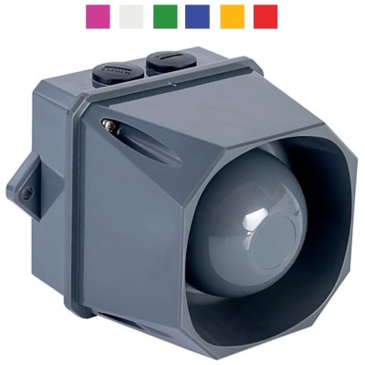 Cooper Fulleon 7092357FUL-0393 X10 Mini Dark Grey Sounder Beacon 10-60 VAC-DC