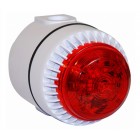 Cooper Fulleon ROLP Solista White Body Red LED Beacon (Deep Base)