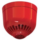 Ziton ASC366 Sounder VAD Beacon Red Shallow Base Ceiling Mount Red Flash