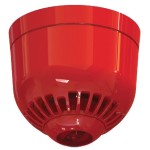 Ziton ASC366 Sounder VAD Beacon Red Shallow Base Ceiling Mount Red Flash