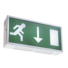 Advanced Lux Intelligent Metal Housed 8W Non-Maintained Exit Addressable Luminaire