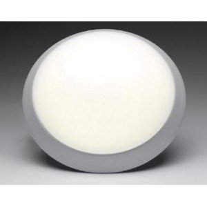 Advanced Lux Intelligent ULED/M3/P/SL Circu-LED LED 3Hr Maintained Emergency Addressable Circular Bulkhead and Silver Body