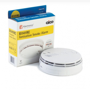 Aico Ionisation Smoke Alarm with Battery Back-Up and Base – Ei141RC