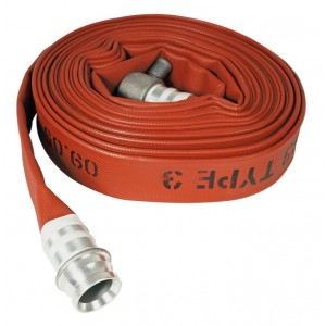 Type 3 Hose with Couplings - 18.3m x 64mm
