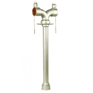 Double Headed Alloy Standpipe – 2.5” Outlets BE08