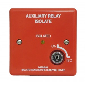 Haes Red Boxed Relay with Isolate Key Switch BRISOL-R