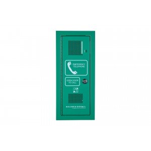 Baldwin Boxall Omnicare Type A Green Emergency Steward Telephone with Lock Door BVOCETL