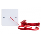 Baldwin Boxall DTACPW Disabled Toilet Alarm Wall Pull Cord – White
