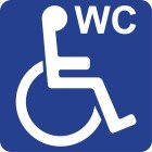 Baldwin Boxall Disabled "WC" Label (DTALAB)