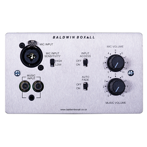 Baldwin Boxall Double Gang Room Panel for Local Audio Control RPAIV