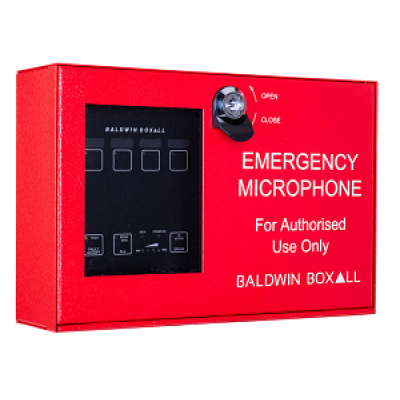 Baldwin Boxall Four Zone Emergency Fire Microphone BFM404