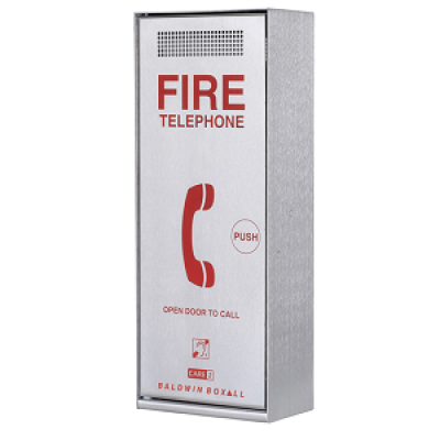 Baldwin Boxall CARE2 Type A Stainless Steel Fire Telephone with Push Door C2FTSP Baldwin Boxall CARE2 Type A Stainless Steel Fire Telephone with Push Door C2FTSP