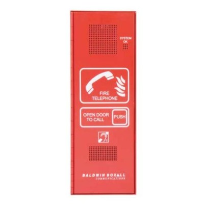 Baldwin Boxall Omnicare Fire Tel Red Push Door C/W Beacon (BVOCFB)