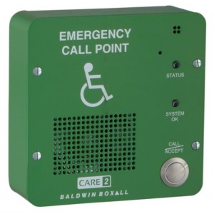 Baldwin Boxall CARE2 Type B Green Disabled Refuge Remote C2RRG