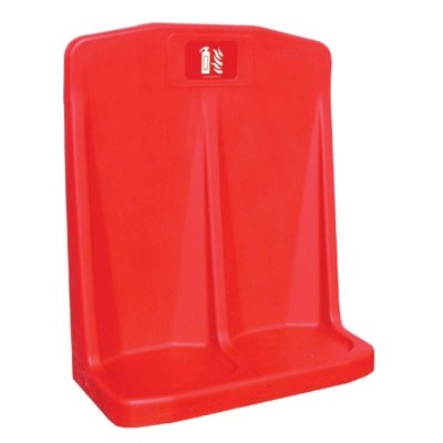 Commander Red Double Extinguisher Stand - CS14/R Commander Red Double Extinguisher Stand - CS14/R