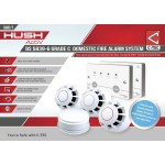 C-Tec HAK/1 HUSH-ACTIV BS 5839-6 Grade C Stand-Alone Domestic Fire Alarm Kit C-Tec HAK/1 HUSH-ACTIV BS 5839-6 Grade C Stand-Alone Domestic Fire Alarm Kit