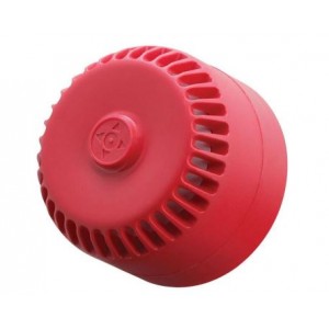 C-Tec BF430C/F/11 FUL ROLP 24V Wall Sounder - Shallow – Red