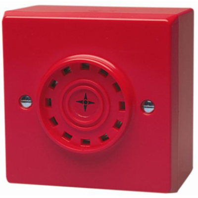 C-Tec BF430C/F/16 FUL Askari W Class 24V Compact Wall Sounder – Red