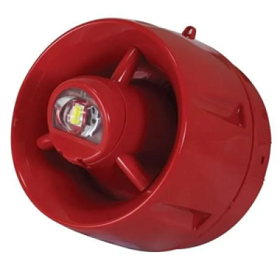 C-Tec BF433C/EA/SR Wall Sounder VID - Self Testing - Red