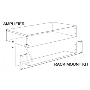 C-Tec (PDA/RM) 19” Rack Mount Kit for MK1 Hearing Loop Amplifier