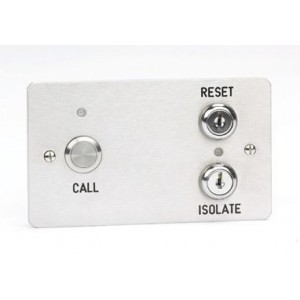 C-Tec (QT602SI/SS) Quantec Stainless Steel Key Switch Isolatable Call Point - Button Reset with Sounder 