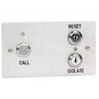 C-Tec (QT602KSI/SS) Quantec Stainless Steel Key Switch Isolatable Call Point - Key Reset with Sounder