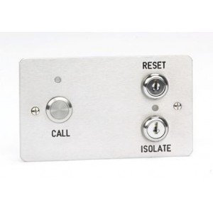 C-Tec (QT602SI/SS) Quantec Stainless Steel Key Switch Isolatable Call Point - Button Reset with Sounder 