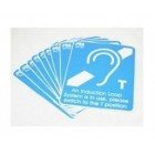 C-Tec (TEAR10) Self-adhesive ‘Hearing Loop Fitted’ Stickers - Pack of 10