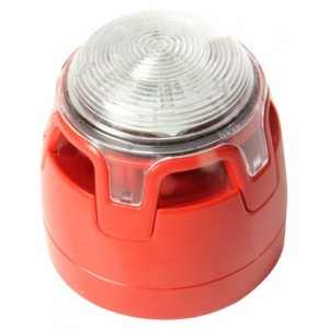 Morley CWSS-RW-S5 Sounder VAD Beacon Red Body White Flash