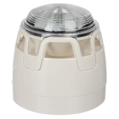 Gent Sounder VAD Beacon White Base with White Flash - CWSS-WW-S5