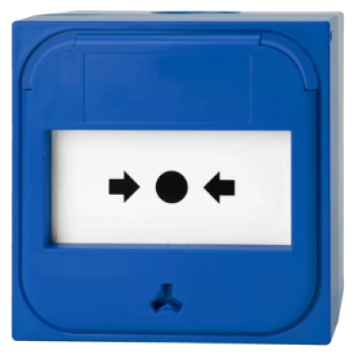 Carrier NC-MC-0-U Blue Intelligent Conventional Recess Mount Manual Call Point 