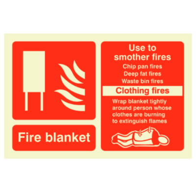 Commander 116P Blanket ID Sign - Landscape - Photoluminescent