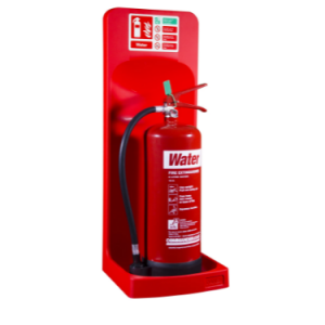 Commander CS13A/R Single Extinguisher Stand - CO2 or Water – Red