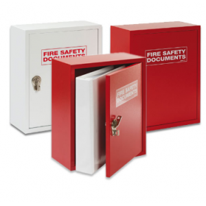 Commander CS35 Fire Safety Document Box - Red or White 