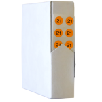 Commander ST03/OR Year Indicator Dots S/A - Orange (pk 1000)