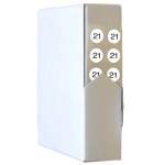 Commander ST03/WH Year Indicator Dots S/A - White (pk 1000)