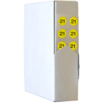 Commander ST03/Y Year Indicator Dots S/A - Yellow (pk 1000)