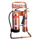 Double Tubular Extinguisher Stand - Antique Copper - CS33/AC