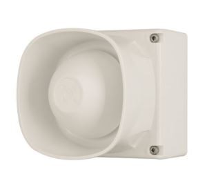 Cooper Fulleon 654051FULL-0243X Symphoni Class C Sounder – Weatherproof - White (W1) Housing - NF Approved