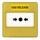 Cooper Fulleon 4931110FUL-0275 CX Mains Call Point – Yellow Housing – Single Pole Changeover Contacts – ‘Gas Release’ Label