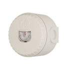 Cooper Fulleon 812016FULL-0117X Solista Maxi LED Beacon, Red Flash, White Housing, Deep White (W1) Base