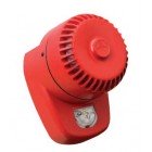 Cooper Fulleon 8500025FULL-0221X ROLP LX LED Sounder Beacon VAD - Red Flash - Red Body - Set to Tone 8