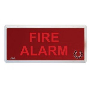 Cooper Fulleon 5955-CSA Acoustic Fire Sign Board IP54 EN-54-3