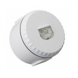 Cooper Fulleon 812011FULL-0170X Solista LX Wall LED Beacon - White Flash - White Body - Deep White (W1) Base - NF Approved