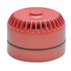 Cooper Fulleon 540076FULL-0545 Roshni Sounder – 24V AC - Shallow Red Base