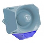 Cooper Fulleon 7092289FUL-0233 Asserta Mini Sounder Beacon - 9-60V Grey Base Blue Lens Cooper Fulleon 7092289FUL-0233 Asserta Mini Sounder Beacon - 9-60V Grey Base Blue Lens