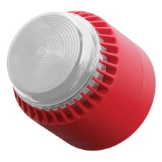 Cooper Fulleon 640005FULL-0034 Flashni XE - Shallow Base - Red Base - Clear Lens