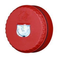 Cooper Fulleon 812007FULL-0231X Solista LX Wall LED Beacon - White Flash - Red Housing - Shallow Base - VDS Approved
